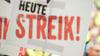 Im Streik für bessere Arbeitsbedingungen: Streikgelder, die Gewerkschaften an ihre Mitglieder auszahlen, bleiben steuerfrei.