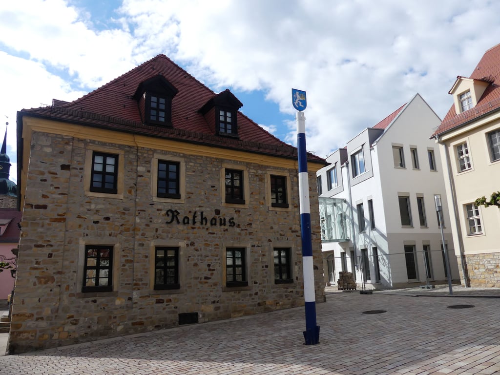 Die Sanierung des Alten Rathauses ist eines der laufenden Bauprojekte in Bad Lauchstädt