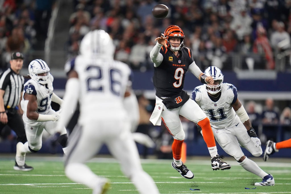 Joe Burrow holte mit den Bengals einen kaum noch für möglich gehaltenen Sieg bei den Dallas Cowboys.