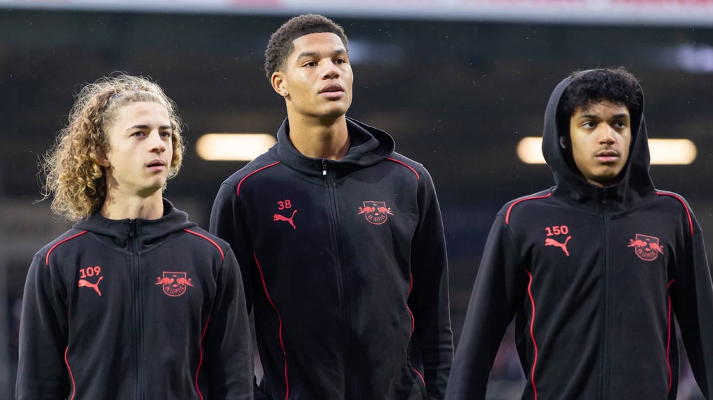 Leipzigs junge Garde: Viggo Gebel, Nuha Jatta und Faik Sakar.