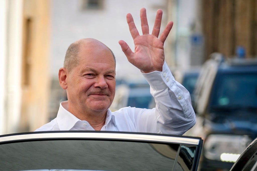 Zuletzt besuchte Bundeskanzler Olaf Scholz (SPD) Freiberg im August. (Archivbild)
