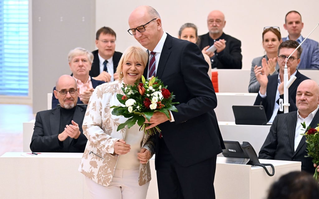 Erst im zweiten Wahldurchgang bekam Ministerpräsident Dietmar Woidke die erforderliche Mehrheit.