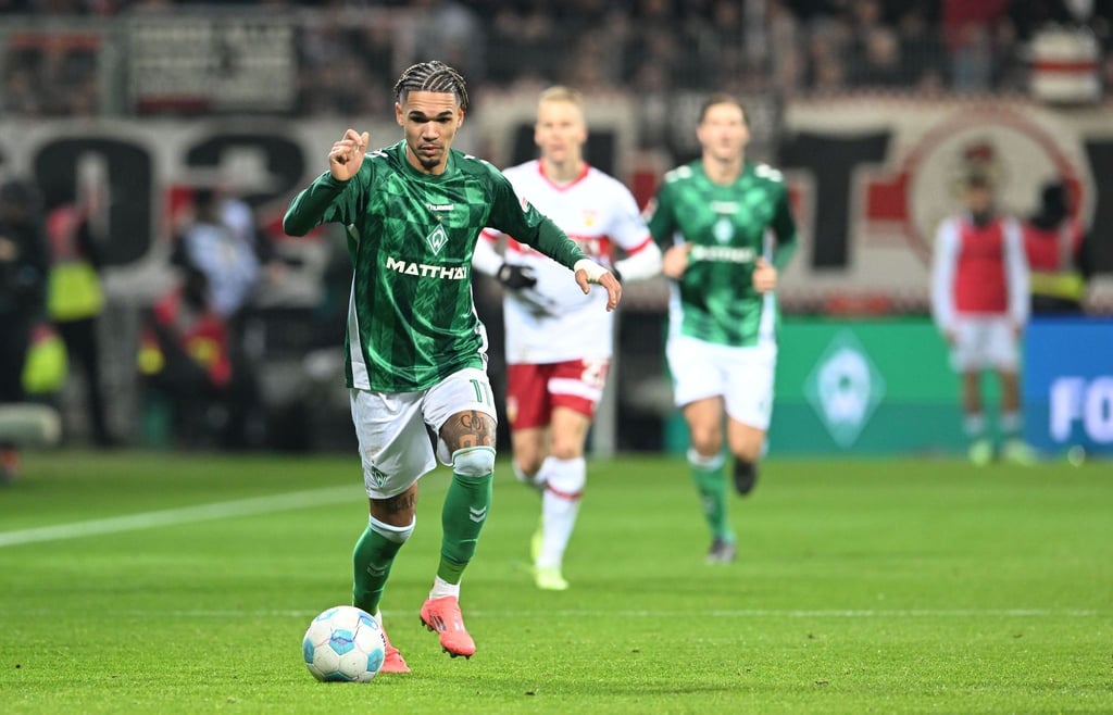 Muss eine Pause einlegen: Werder-Profi Justin Njinmah