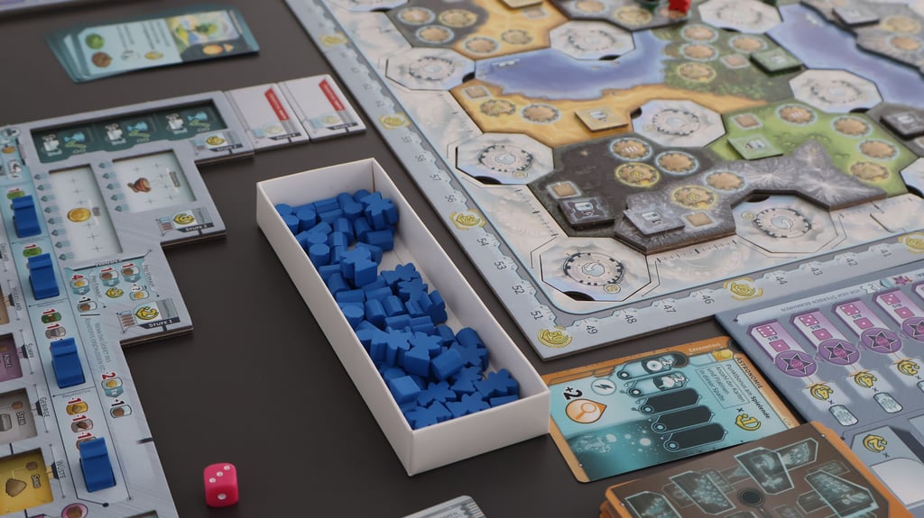 In „Civolution“ entwickelt jeder Spielende seine Zivilisation kulturell und technisch fort.