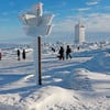 So sieht am Mittwoch (11. Dezember) die Winterlandschaft auf dem Brocken aus.