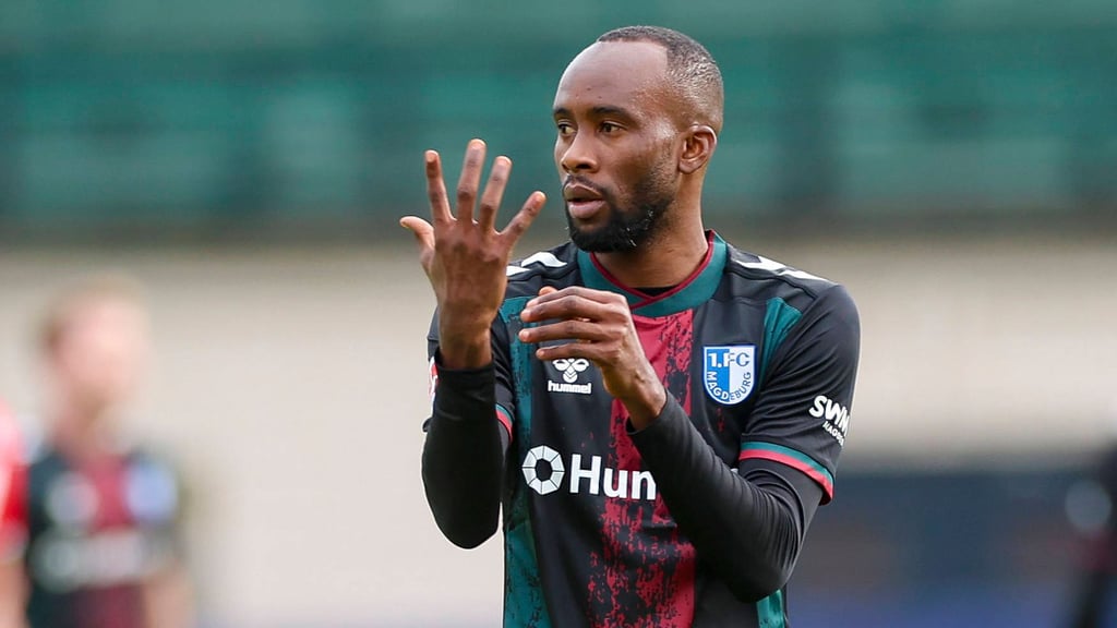 Offenbar hat Silas Gnaka das Interesse eines belgischen Vereins geweckt haben: Der Spieler vom 1. FC Magdeburg hat noch Vertrag bis Sommer 2025.