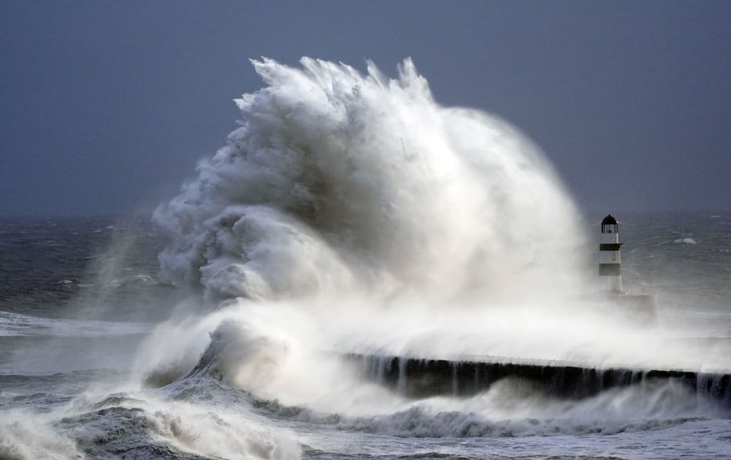 Sturm Darragh sorgte in Großbritannien für Verwüstungen.