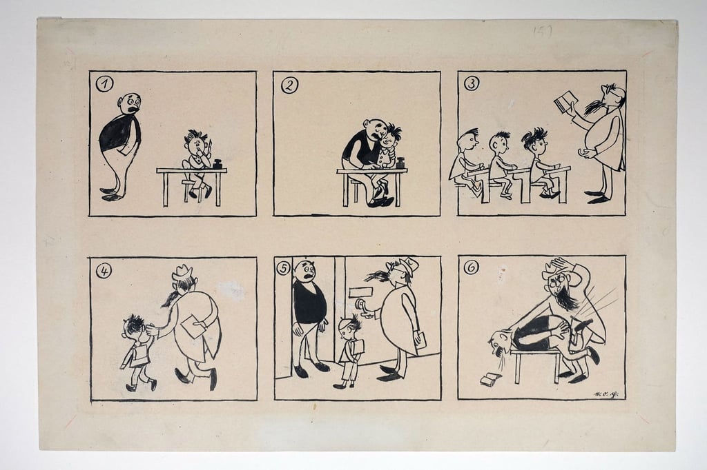 Der erste „Vater und Sohn“-Comic.