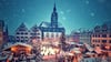 Die Eisbahn in Naumburg, eingebettet in den Weihnachtsmarkt, lockt mit wunderschöner Kulisse.