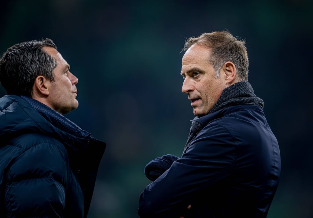 RB-Sportchef Marcel Schäfer (l.) und Red-Bull-Geschäftsführer Oliver Mintzlaff