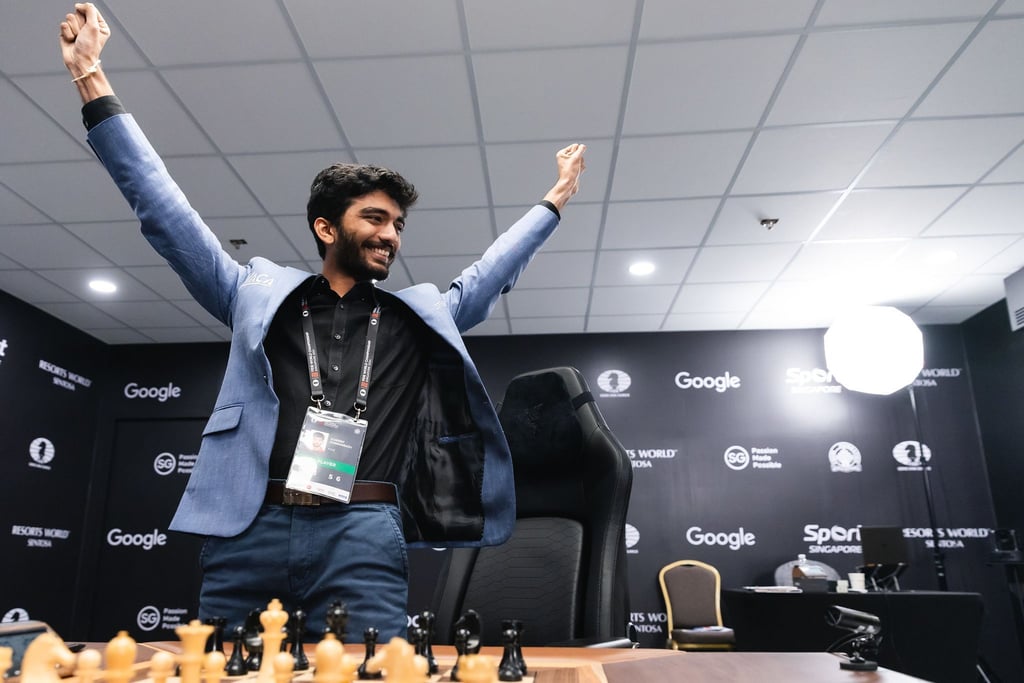 Dommaraju Gukesh krönt sich mit 18 Jahren zum jüngsten Schach-Weltmeister.