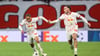 Fehlen RB Leipzig schon seit Monaten: Xavi Simons (l.) und David Raum.