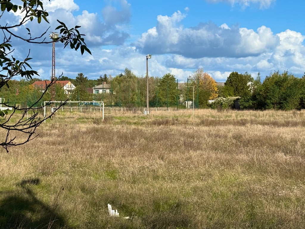 Der hintere Platz auf dem Gelände des SV Stahlbau wird vom Verein nicht mehr genutzt. Hier sollen künftig Schüler Sport treiben können.