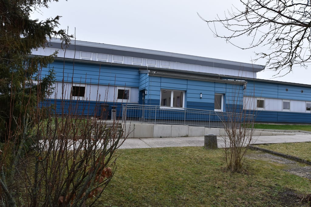 Die Sporthalle am Stadion in Teuchern ist Trainingsstätte der Abteilung Kindersport.