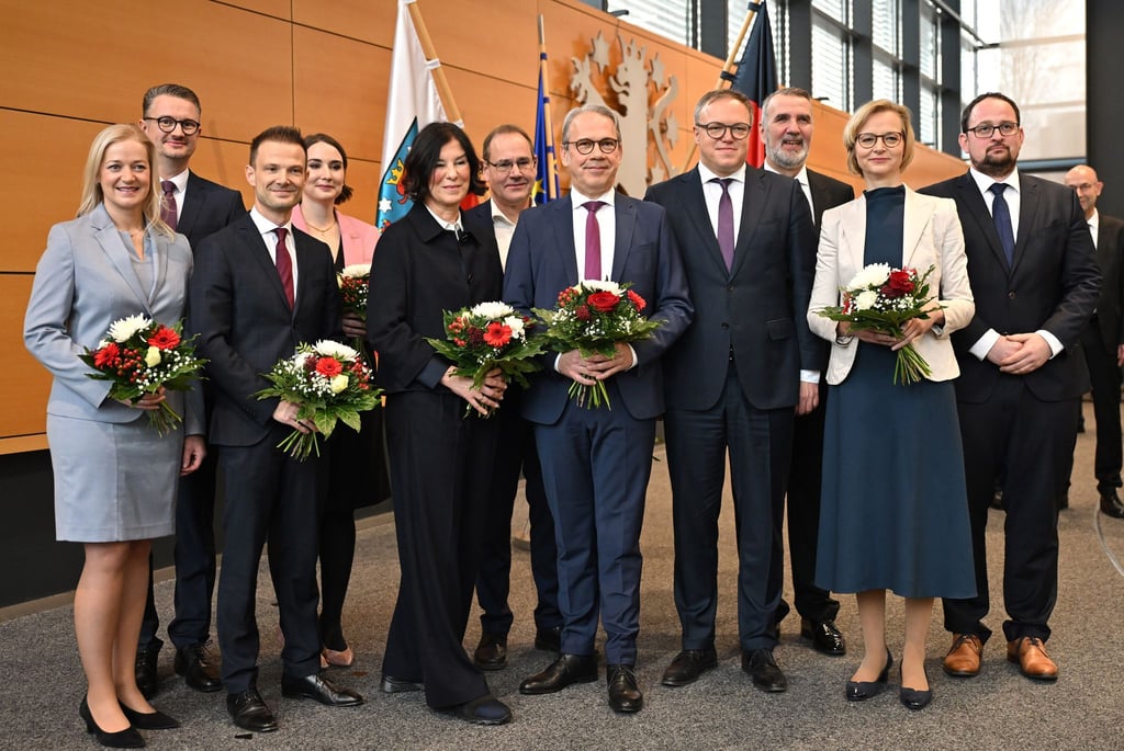 Thüringens neue Regierung ist vereidigt.