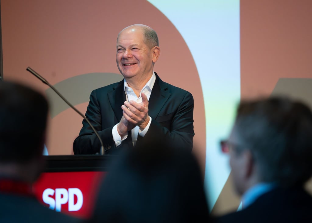 SPD-Kanzlerkandidat Olaf Scholz ist Spitzenkandidat der Brandenburger SPD für die Bundestagswahl.