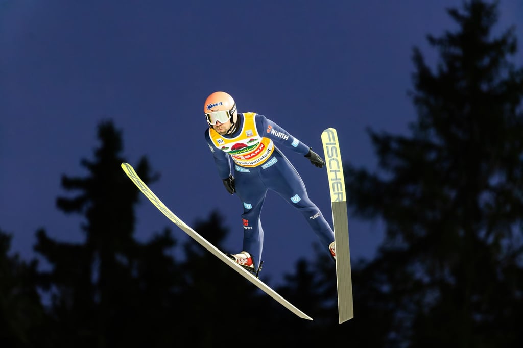 Springt weiter ohne große Fehler: Pius Paschke.