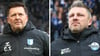 FCM-Trainer Christian Titz (li.) und Lukas Kwasniok, Trainer vom SC Paderborn.