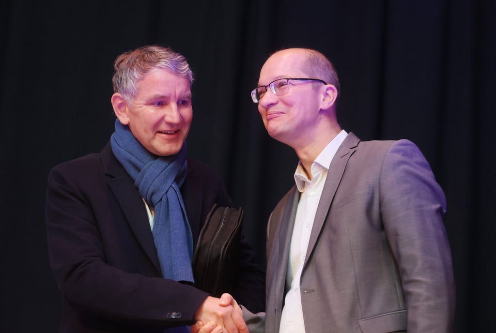 Björn Höcke und Stefan Möller wollen weiterhin den Thüringer AfD-Landesverband anführen.
