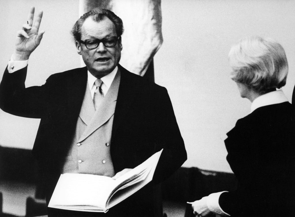 Die erste Vertrauensfrage im Bundestag stellt SPD-Bundeskanzler Willy Brandt. (Archivbild)