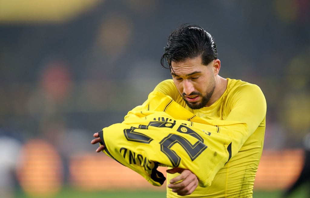 Dortmunds Emre Can war nach dem Remis gegen Hoffenheim völlig bedient.