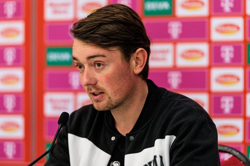 Jonas Stephan nach dem Spiel gegen den 1. FC Köln.