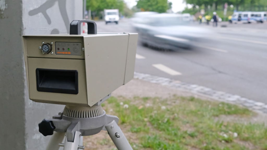 Die Polizei hat in Bad Schmiedeberg geblitzt.