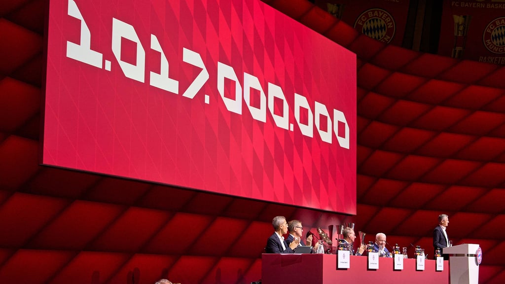 „Die Bayern schwimmen im Geld”: Beeindruckende Zahlen bei der Jahreshauptversammlung.