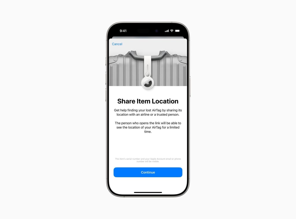 United Airlines unterstützt nun Apples Feature „Objektstandort teilen“ in ihrer App.