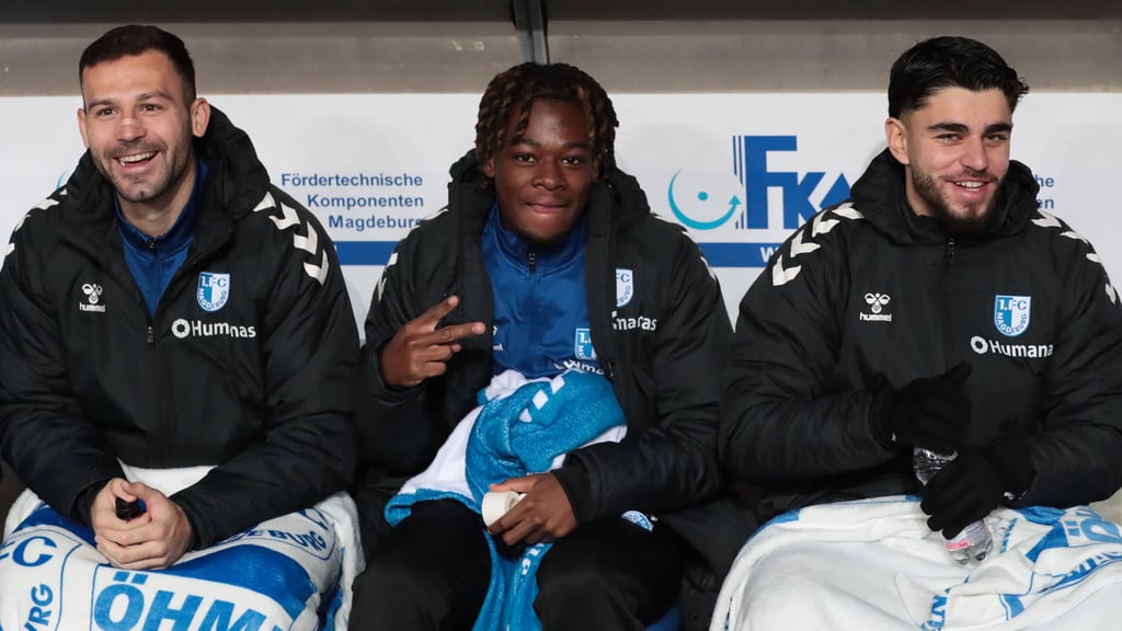 Die Sommer-Zugänge Aleksa Marusic, Pierre Nadjombe und Abu-Bekir El-Zein blicken beim 1. FC Magdeburg auf eine schwierige Hinrunde zurück.