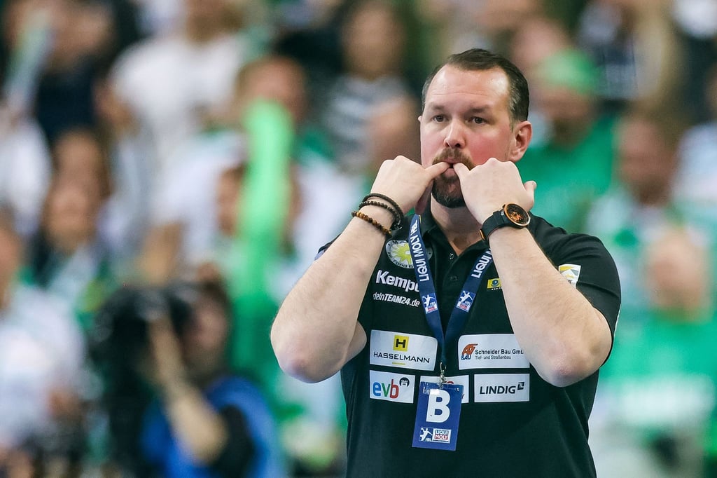 Trainer Misha Kaufmann verlor mit Eisenach bei den Rhein-Neckar Löwen.