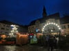 Blick auf den Sternthaler Weihnachtsmarkt in Blankenburg. Die ehrenamtlichen Organisatoren hatten in diesem Jahr mit einigen Widrigkeiten zu kämpfen.