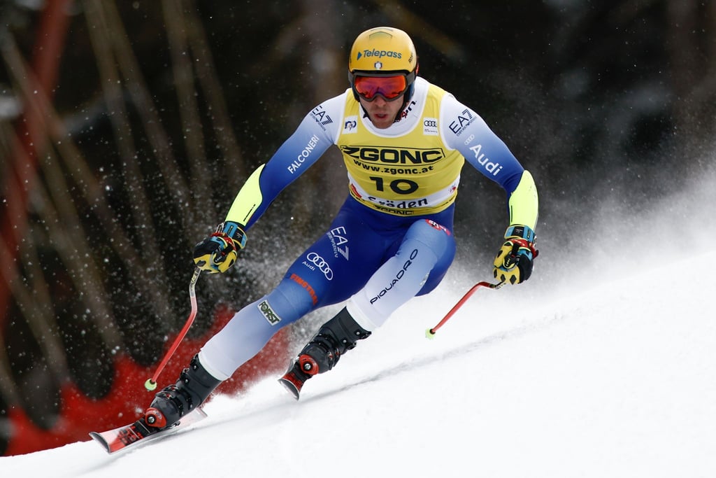 Der Italiener Mattia Casse fährt im Super-G in Gröden zum Sieg.