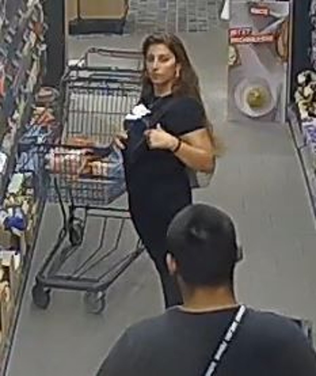 Diese Frau wird von der Polizei gesucht.