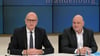 Brandenburgs SPD-Ministerpräsident Dietmar Woidke und BSW-Landeschef Robert Crumbach