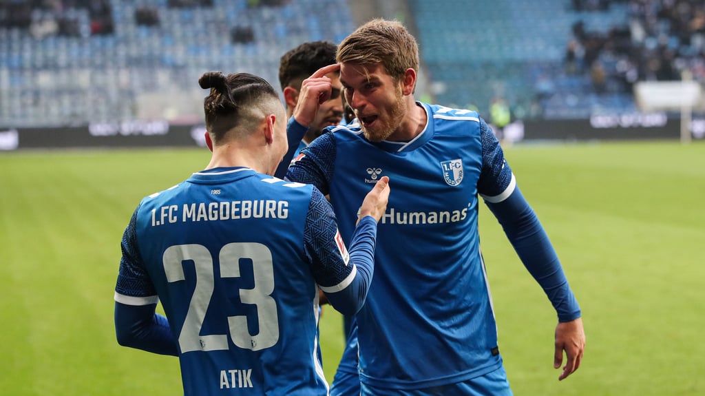 Baris Atik und Marcus Mathisen führen das Noten-Ranking beim 1. FC Magdeburg (gemeinsam mit Keeper Dominik Reimann) nach der Hinrunde an.