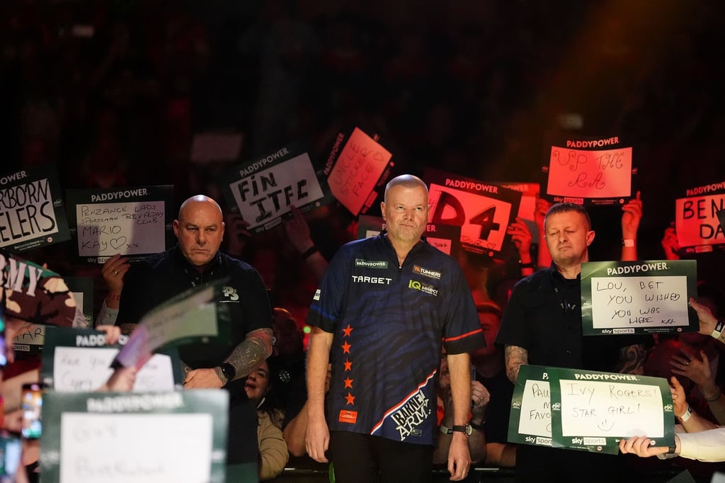 Raymond van Barneveld bei der WM in London.
