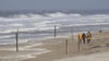 An der Nordsee rechnen Meteorologen mit Sturmböen, vereinzelt Gewitter. (Symbolbild)