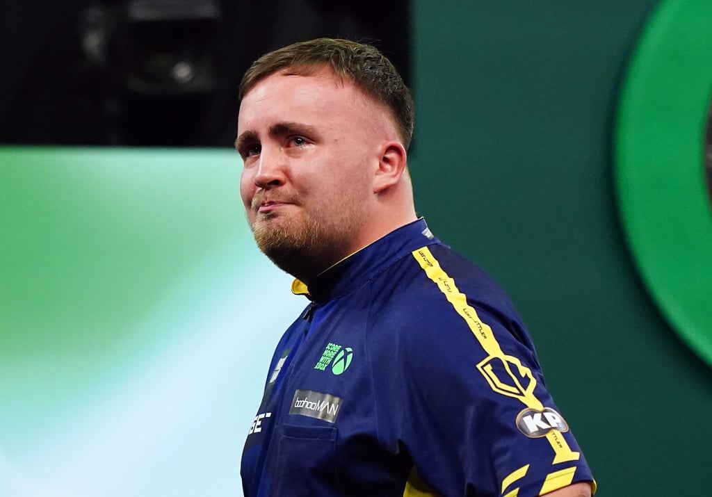 War zu Tränen gerührt: Darts-Teenager Littler.