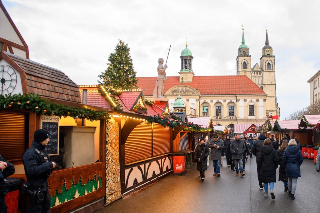 Der Täter war am Freitagabend mit einem Auto über den Weihnachtsmarkt gerast.