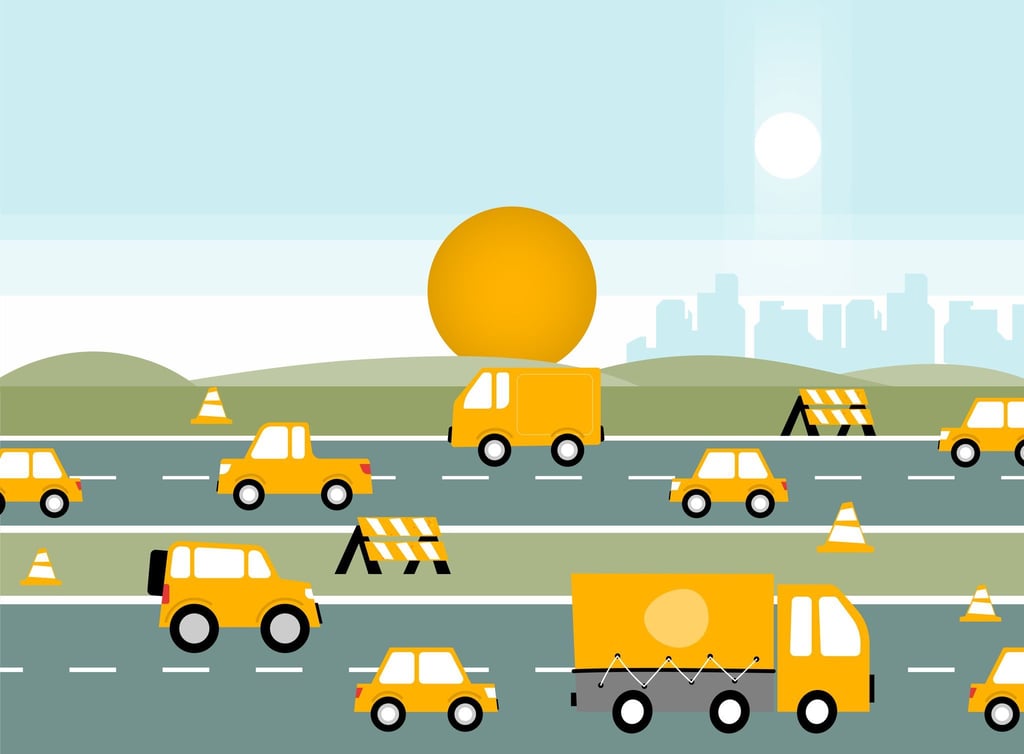 Der Verkehr vor und nach Weihnachten wird in Wellen erwartet. Am 24.12. und 25.12. bleibt es ruhig auf den Fernstraßen, während es ab dem 26.12. wieder anzieht.