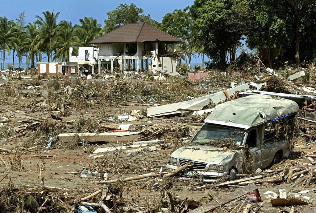 Die Zerstörungen durch den Tsunami waren gewaltig - auch in der beliebten Urlaubsregion Khao Lak in Thailand. (Archivbild)