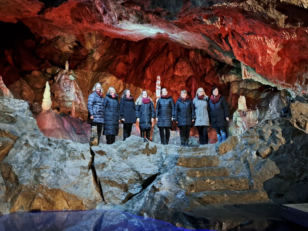 Das Vokalensemble LaBaZi hat ein Konzert in der Baumannshöhle gegeben und spendete die Einnahmen an die Opfer des Anschlags in Magdeburg.