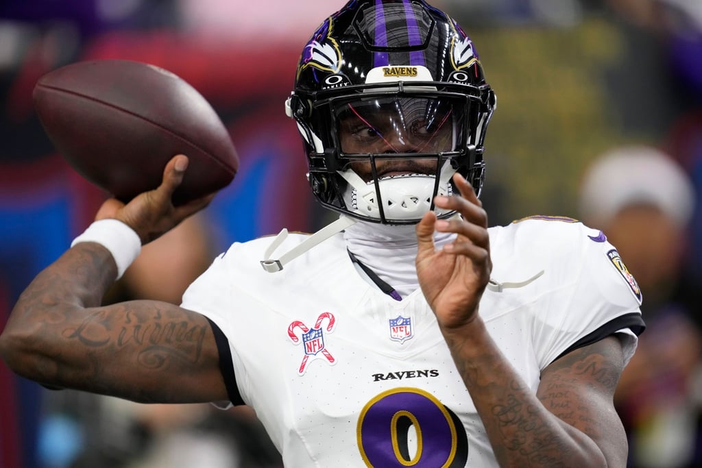 Lamar Jackson glänzte mit zwei geworfenen und einem erlaufenen Touchdown in Houston.