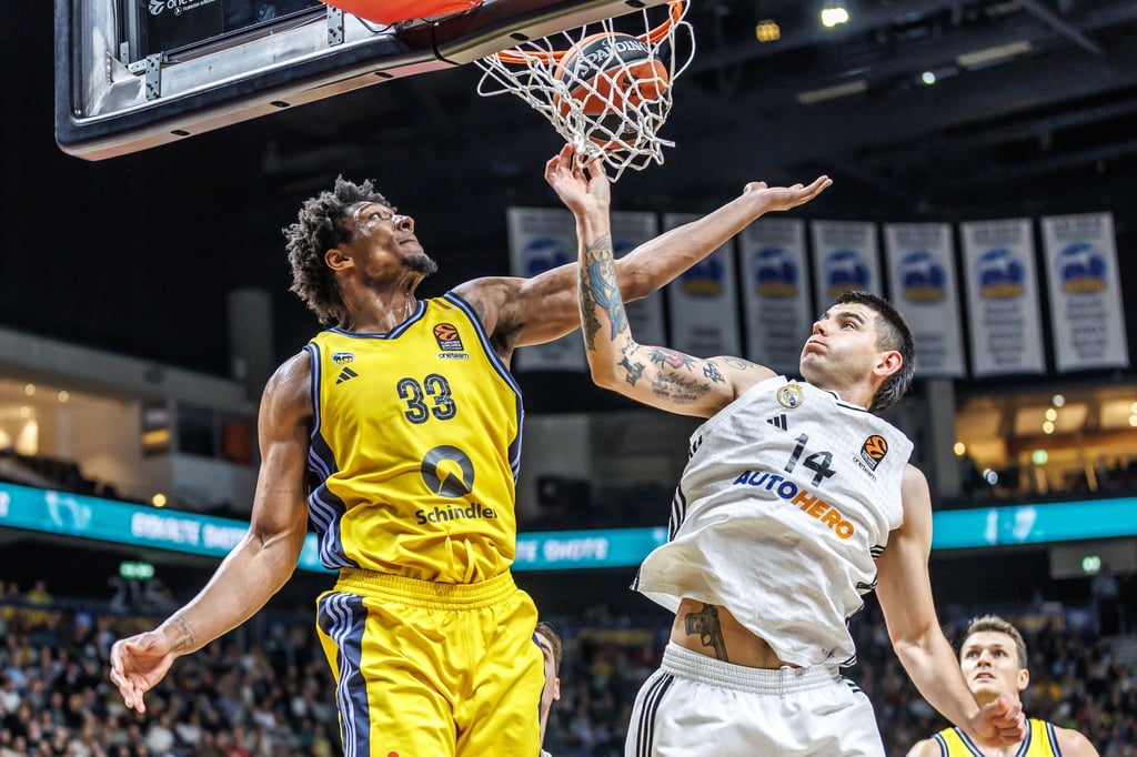 David McCormack (l.) war gegen Real Madrid bester Werfer für Alba Berlin.
