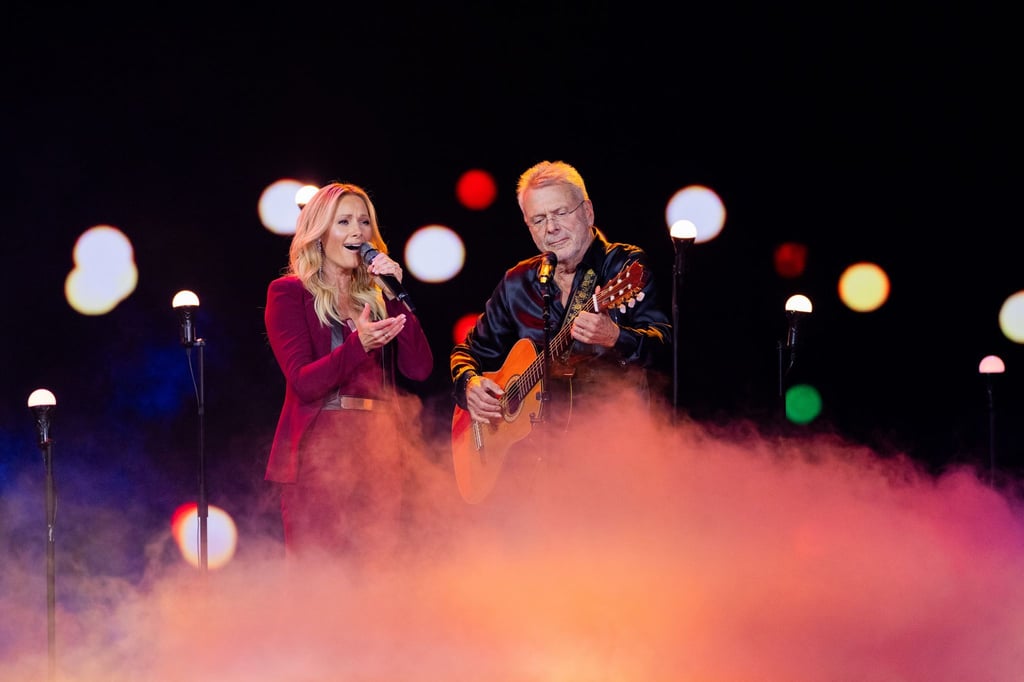 Sängerin Helene Fischer und Sänger Reinhard Mey.