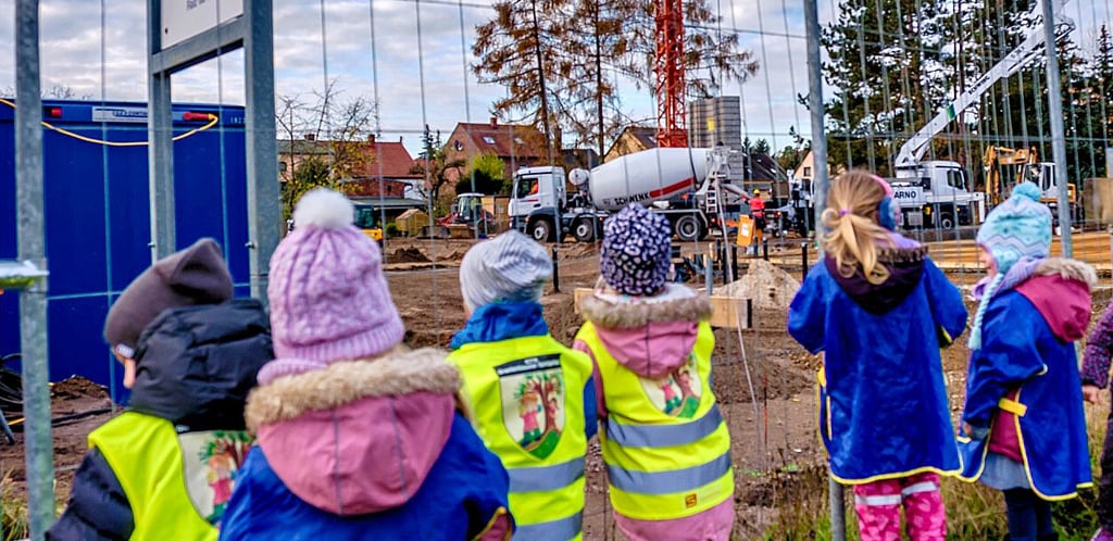 Im November war Grundsteinlegung für den Kita-Neubau.