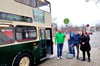 Die Nahverkehrsfreunde Dessau reisten mit einem historischen Doppelstockbus zu den Seniorenresidenzen „Sara“ nach Wolfen-Nord. 