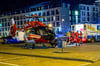 Nach dem Anschlag auf den Magdeburger Weihnachtsmarkt mussten die zahlreichen Verletzten per Krankenwagen oder auch Rettungshubschrauber in die Kliniken der Stadt und darüber hinaus gebracht werden. 