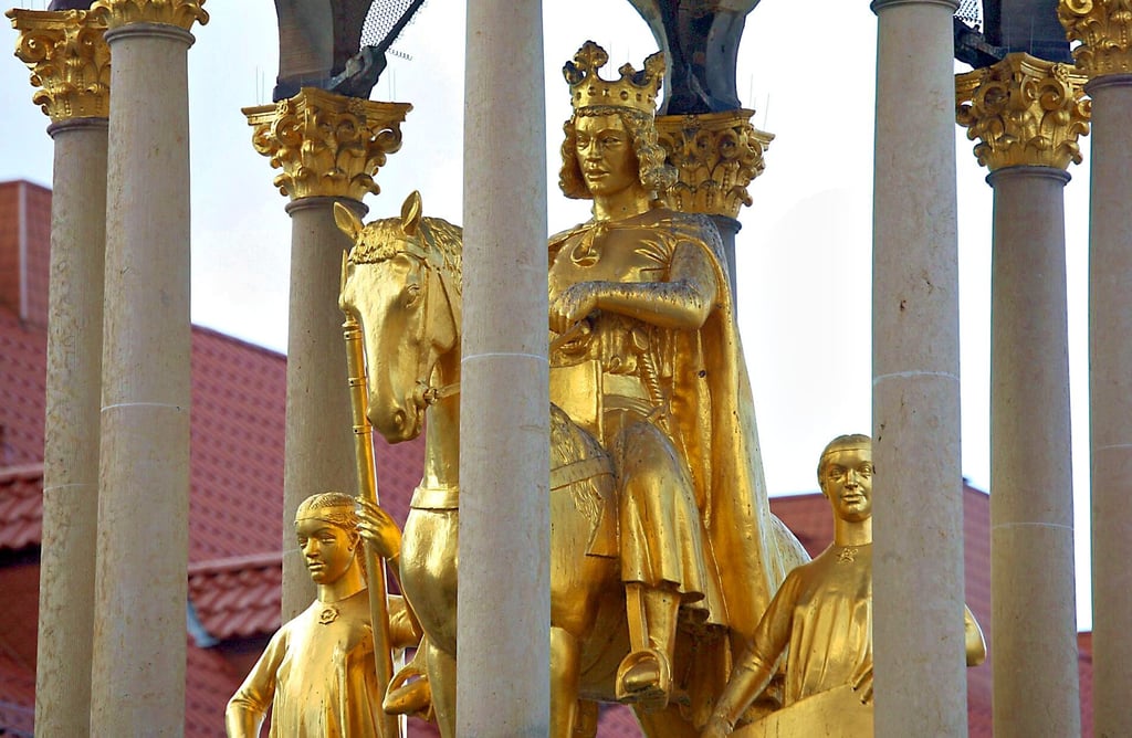 Der Magdeburger Reiter auf dem Alten Markt.